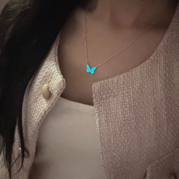 Silver Diamond Necklace – Fine Silver with Brilliant Detail - Picture 7 of 10